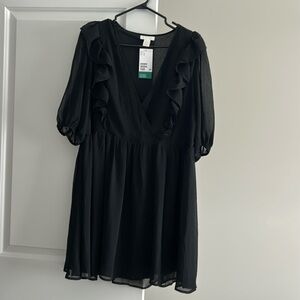 H&M black dress